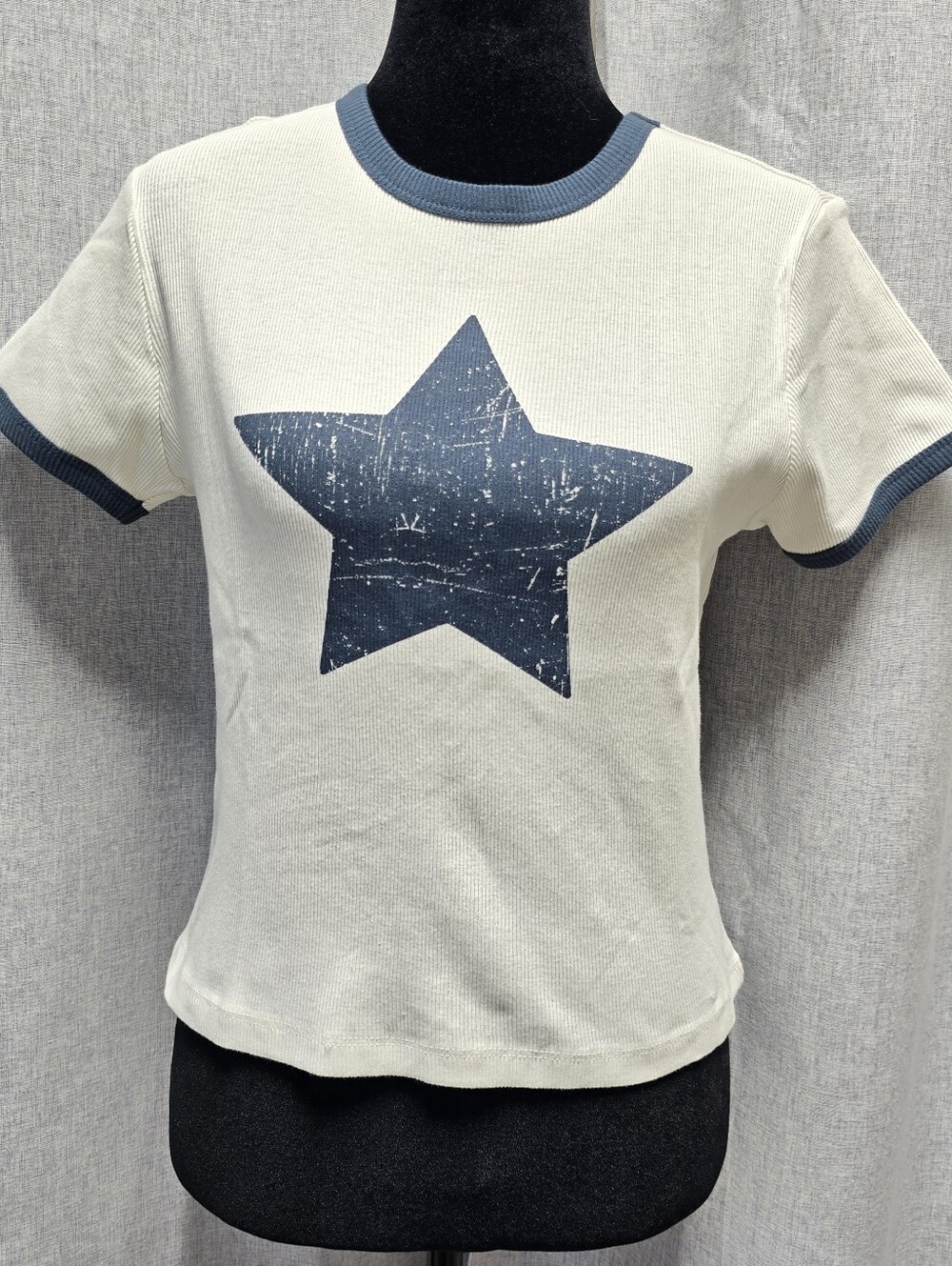 NWOT Social Culture Women's Y2k Vintage Retro Inspired Top Short Sleeve Size XL